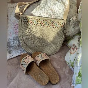 the sak - Crochet and beaded hobo (Look for the matching slides in size 8)
